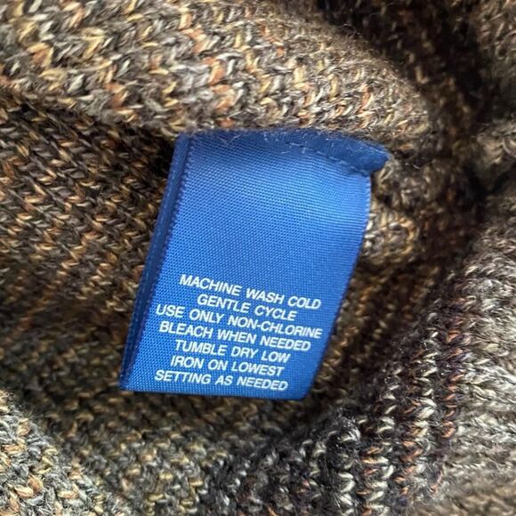 Vintage Towncraft Checkered Acrylic Oversized Grandpa Slouchy Sweater Size 3XL - Picture 8 of 8